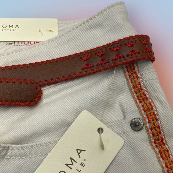 SONOMA Women’s 6 Modern Fit Capri Khaki Jeans - Picture 5 of 5